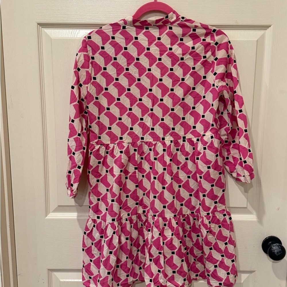 Zara geometric print dress, XS - Picture 8 of 10